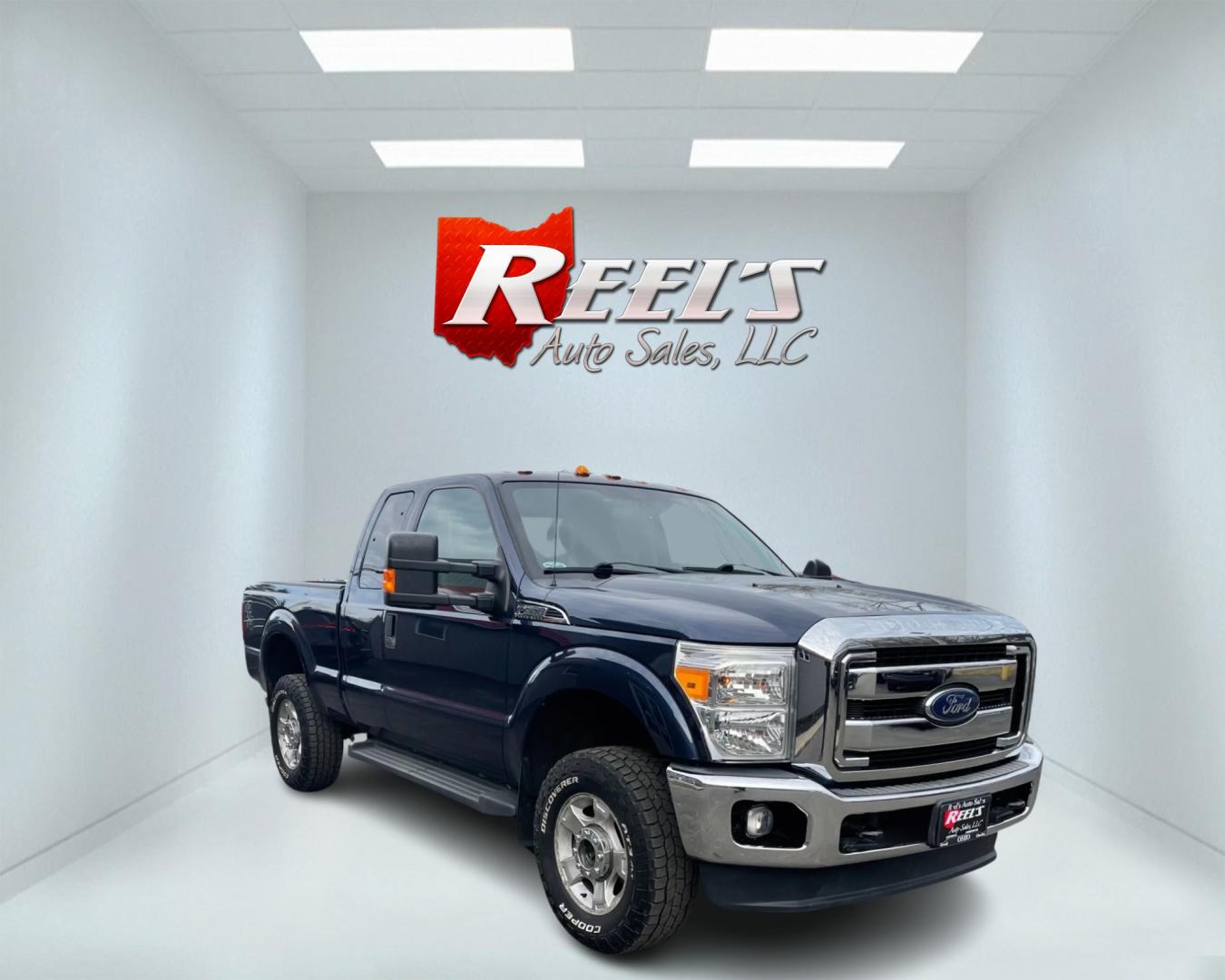 2015 Blue /Gray Ford F-350 SD XLT SuperCab Long Bed 4WD (1FT8X3B68FE) with an 6.2L V8 OHV 16V engine, 6-Speed Automatic transmission, located at 11115 Chardon Rd. , Chardon, OH, 44024, (440) 214-9705, 41.580246, -81.241943 - Photo#2